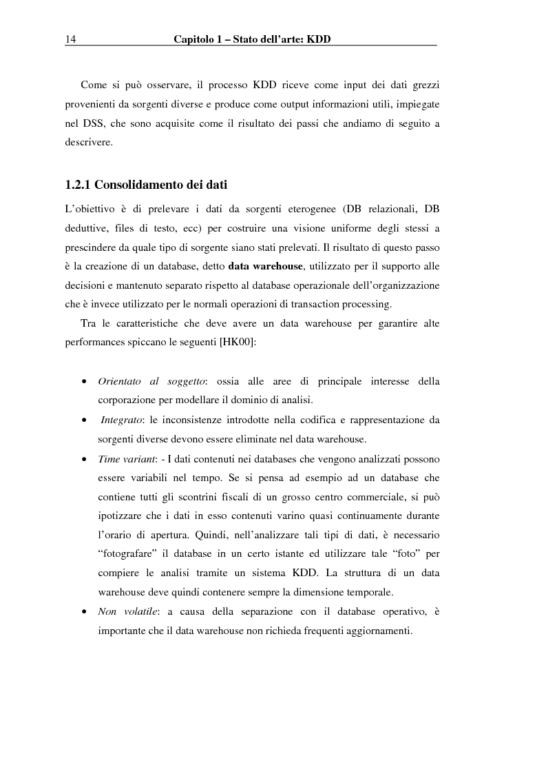 Anteprima della tesi: Implementazione di un Query Language per Knowledge Discovery, Pagina 14