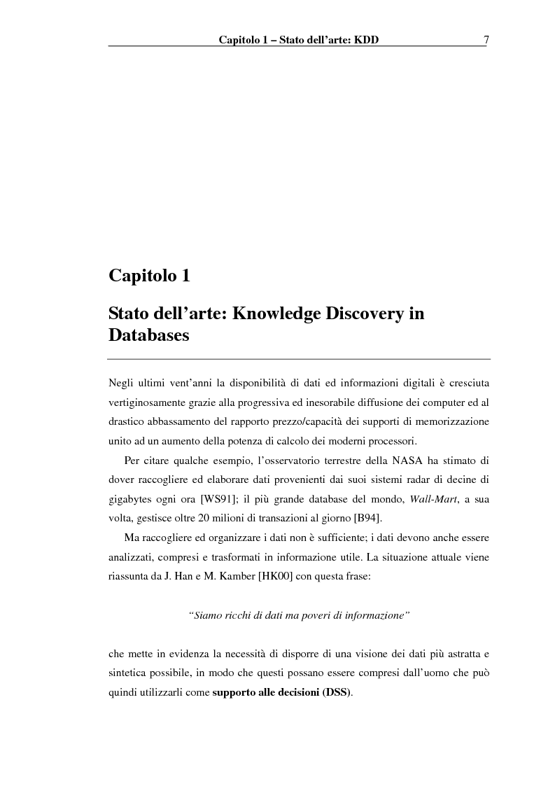 Anteprima della tesi: Implementazione di un Query Language per Knowledge Discovery, Pagina 7