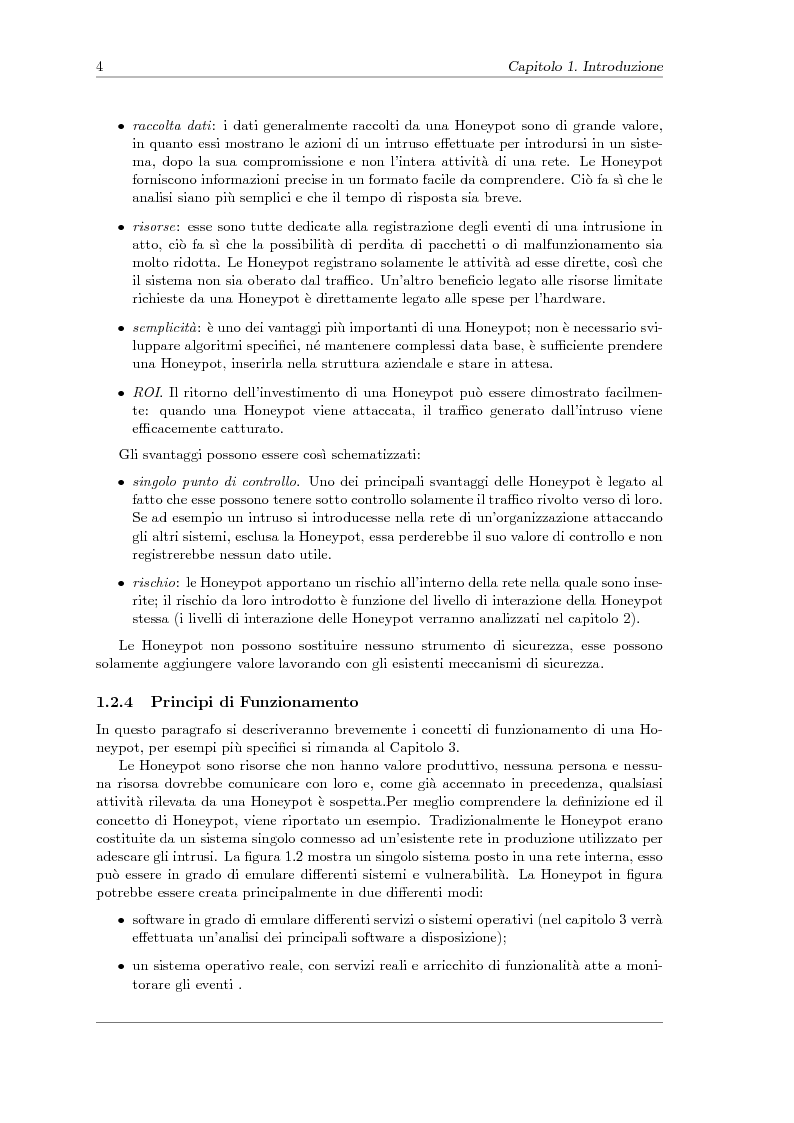 Anteprima della tesi: Sviluppo di una Honeynet nell'attività di Network Forensics, Pagina 6