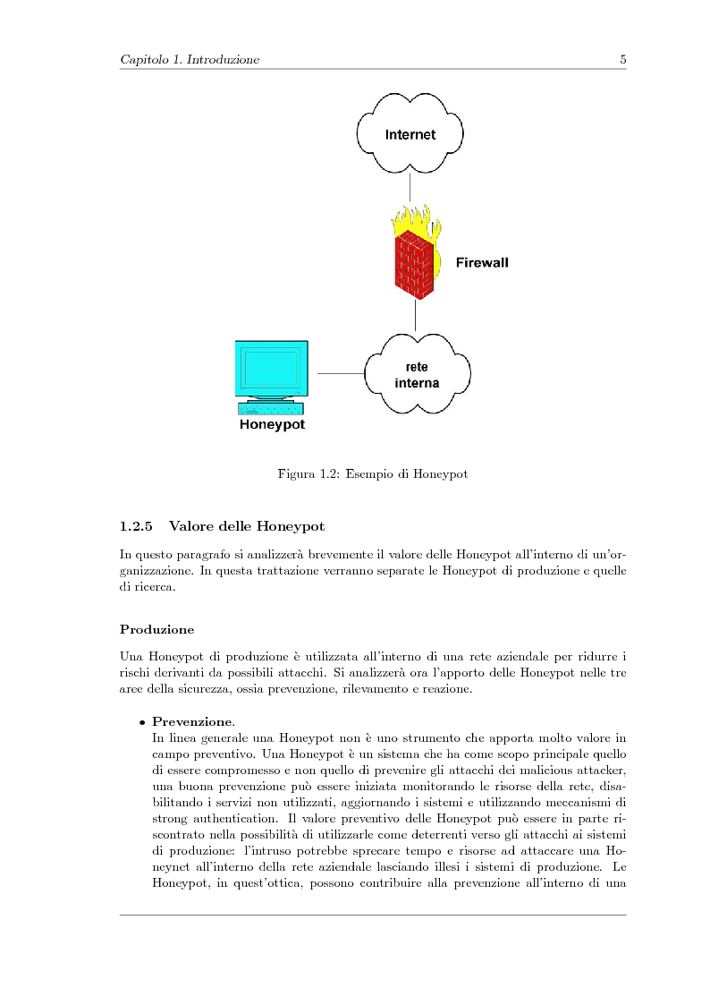 Anteprima della tesi: Sviluppo di una Honeynet nell'attività di Network Forensics, Pagina 7