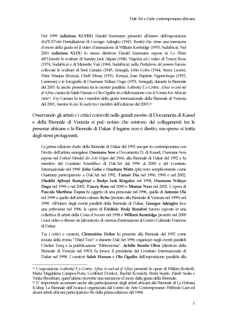 Anteprima della tesi: La Biennale di Dakar, Pagina 10