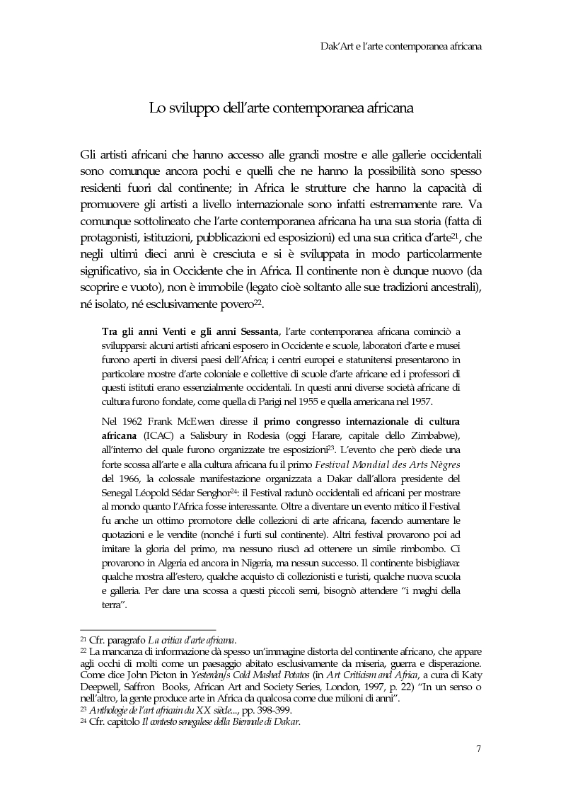 Anteprima della tesi: La Biennale di Dakar, Pagina 12