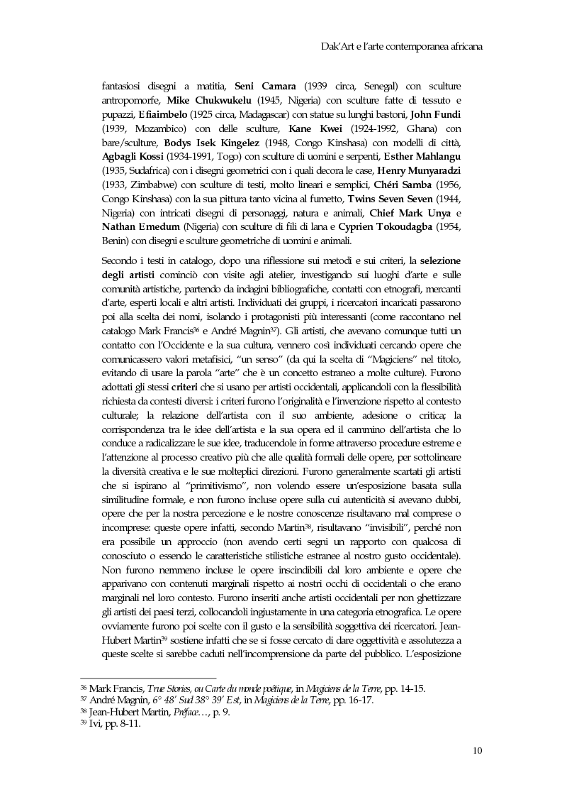 Anteprima della tesi: La Biennale di Dakar, Pagina 15