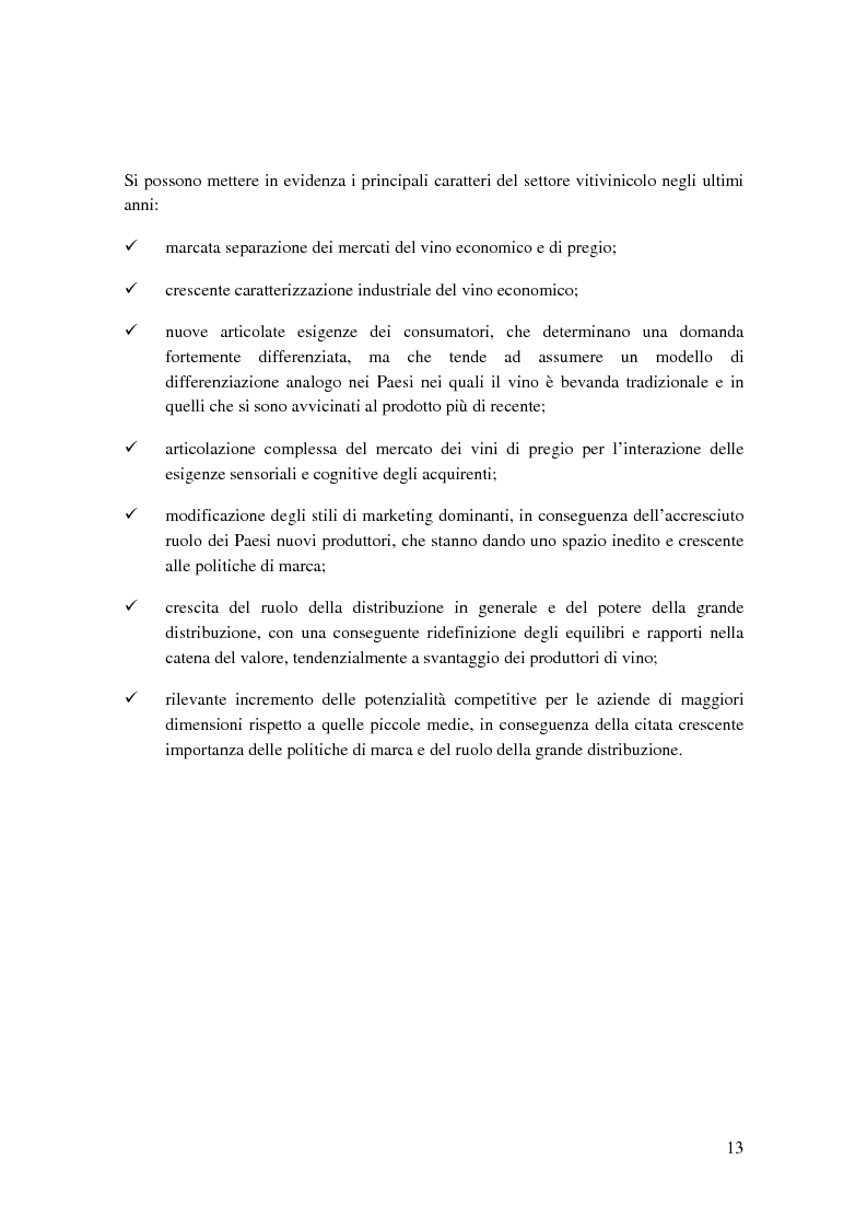 Anteprima della tesi: Strategie competitive e modelli di business nel settore vitivinicolo: il caso Illva Saronno, Pagina 13