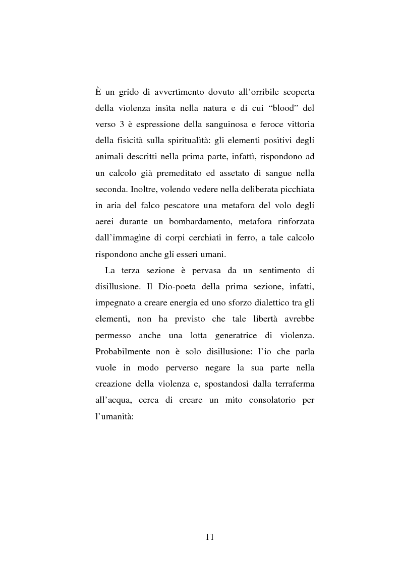 Anteprima della tesi: Le prime due sillogi di Geoffrey Hill: nascita e maturazione di una poetica della religione, della storia e del linguaggio, Pagina 11