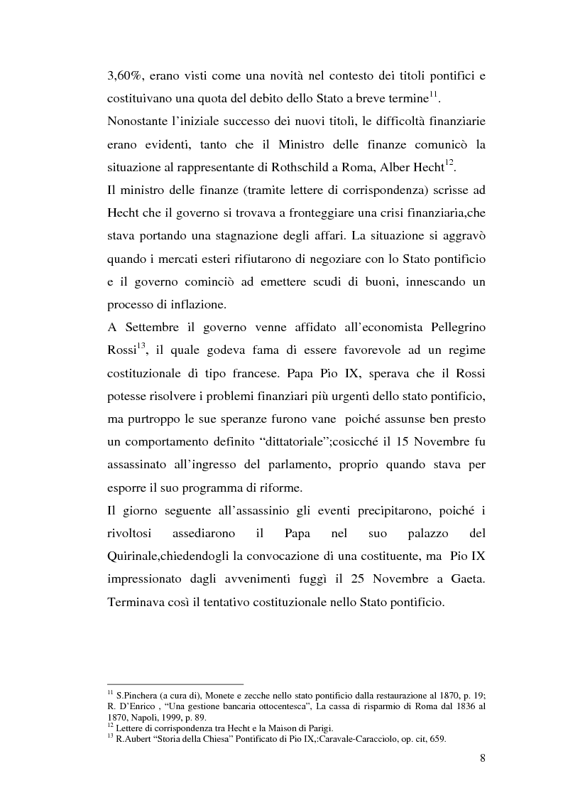 Anteprima della tesi: La borsa di Roma dal 1847 al 1860, Pagina 11