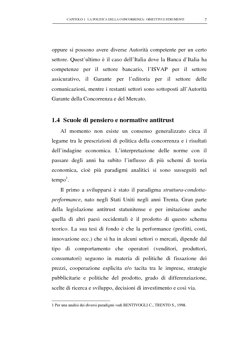 Anteprima della tesi: Il potere consultivo e di segnalazione dell'Autorità Garante della Concorrenza e del Mercato, Pagina 11
