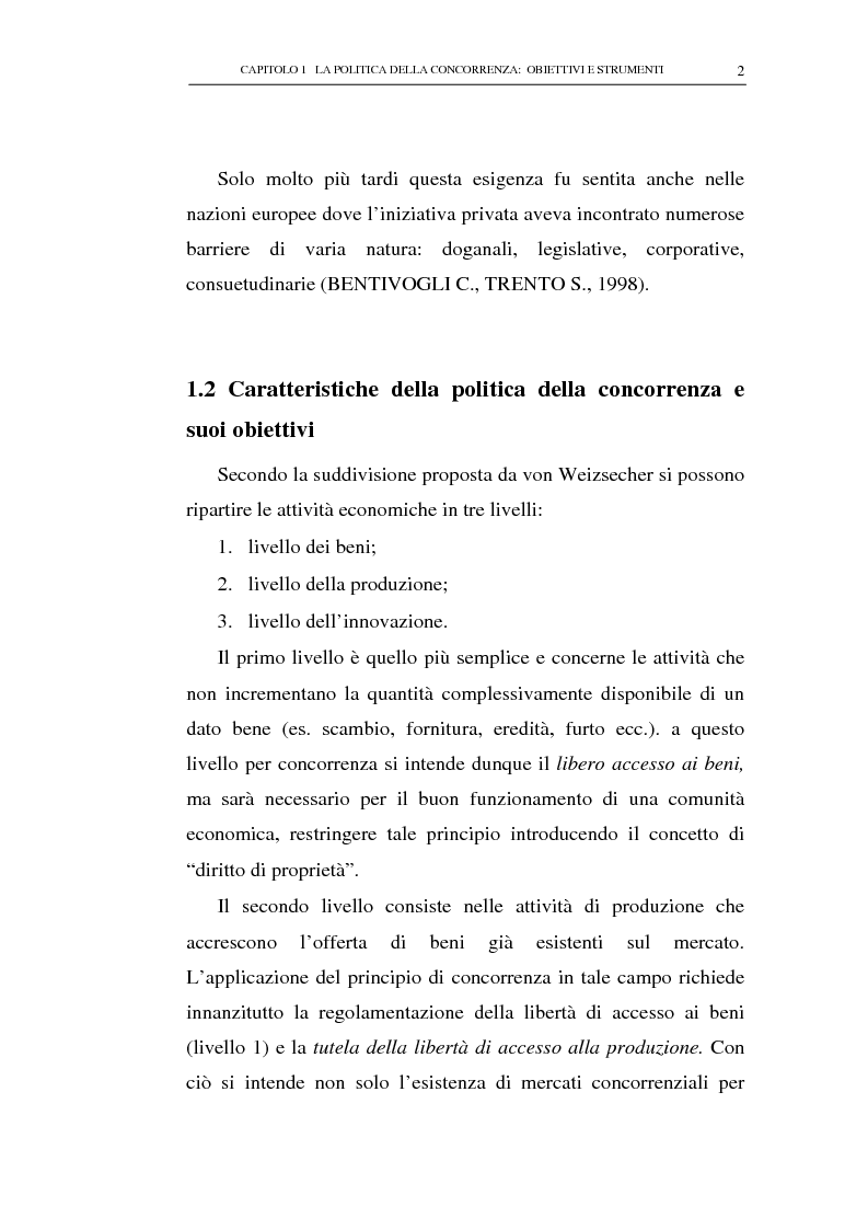 Anteprima della tesi: Il potere consultivo e di segnalazione dell'Autorità Garante della Concorrenza e del Mercato, Pagina 6