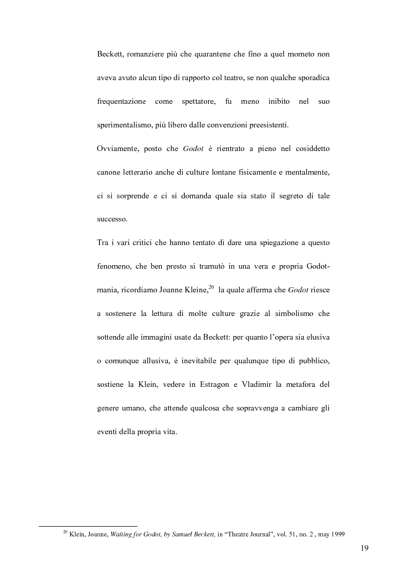 Anteprima della tesi: Il teatro di Samuel Beckett e Abe Kobo, Pagina 15
