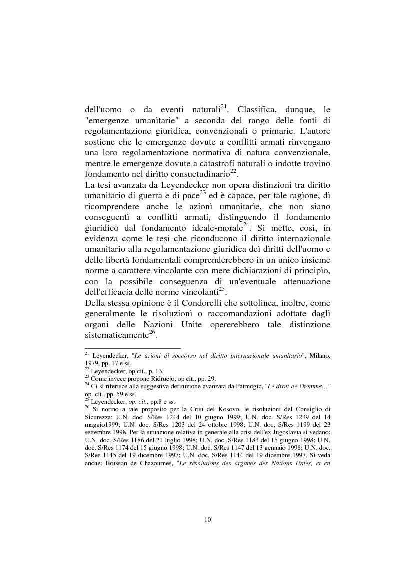 Anteprima della tesi: Diritto internazionale Umanitario - Assistenza e Protezione delle vittime dei conflitti armati, Pagina 10