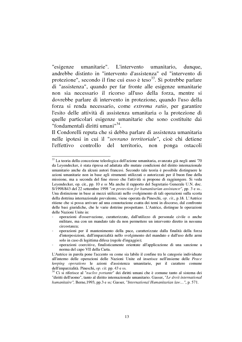 Anteprima della tesi: Diritto internazionale Umanitario - Assistenza e Protezione delle vittime dei conflitti armati, Pagina 13