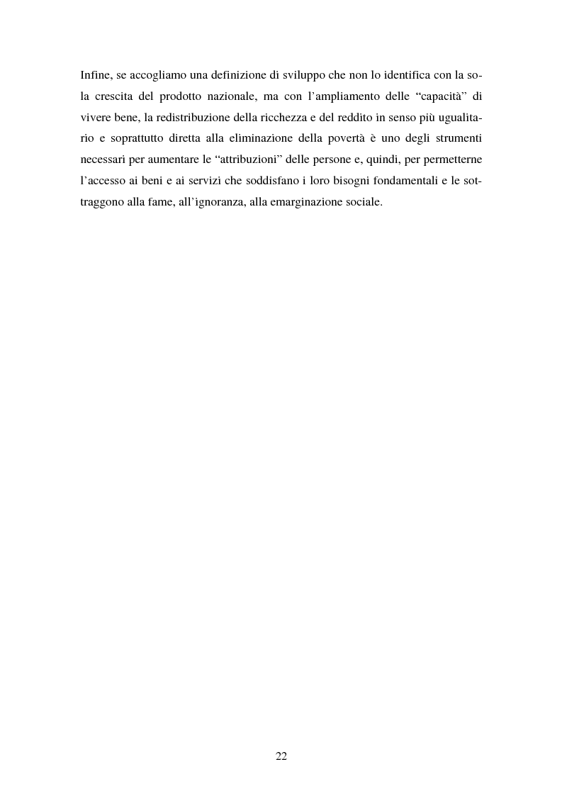 Anteprima della tesi: Trappola del sottosviluppo e ruolo delle organizzazioni internazionali, Pagina 17