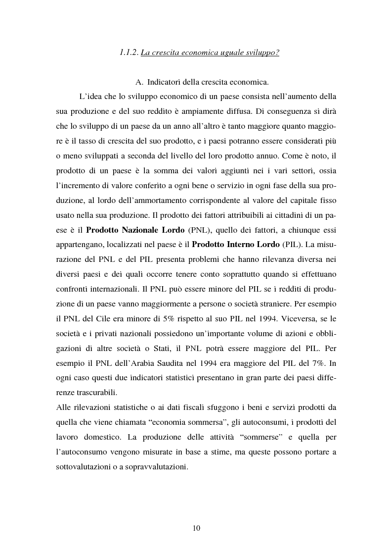 Anteprima della tesi: Trappola del sottosviluppo e ruolo delle organizzazioni internazionali, Pagina 5