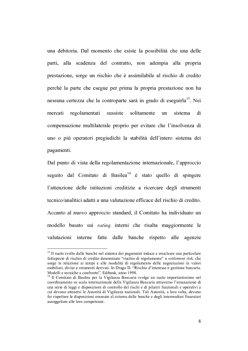 Anteprima della tesi: Rischio operativo e rischio di credito nell'attività bancaria, Pagina 12