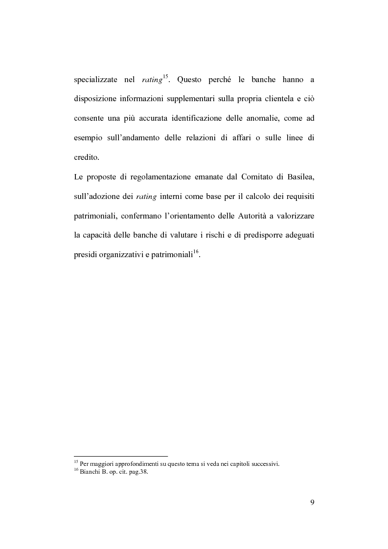 Anteprima della tesi: Rischio operativo e rischio di credito nell'attività bancaria, Pagina 13