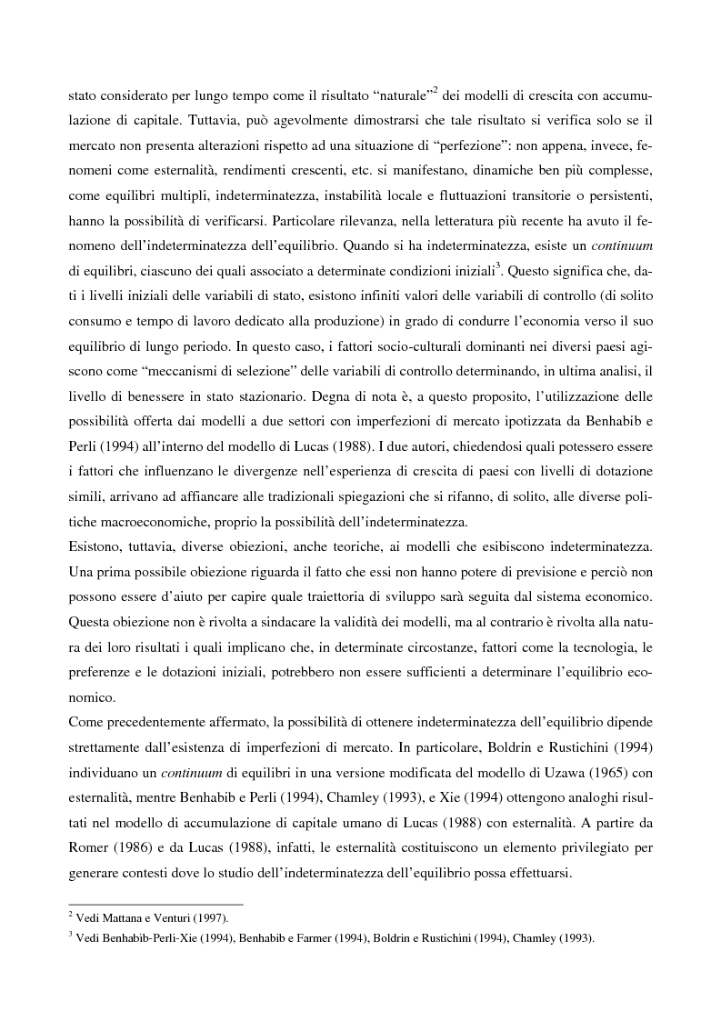 Anteprima della tesi: Point in time tecnologies e indeterminatezza dell'equilibrio, Pagina 2