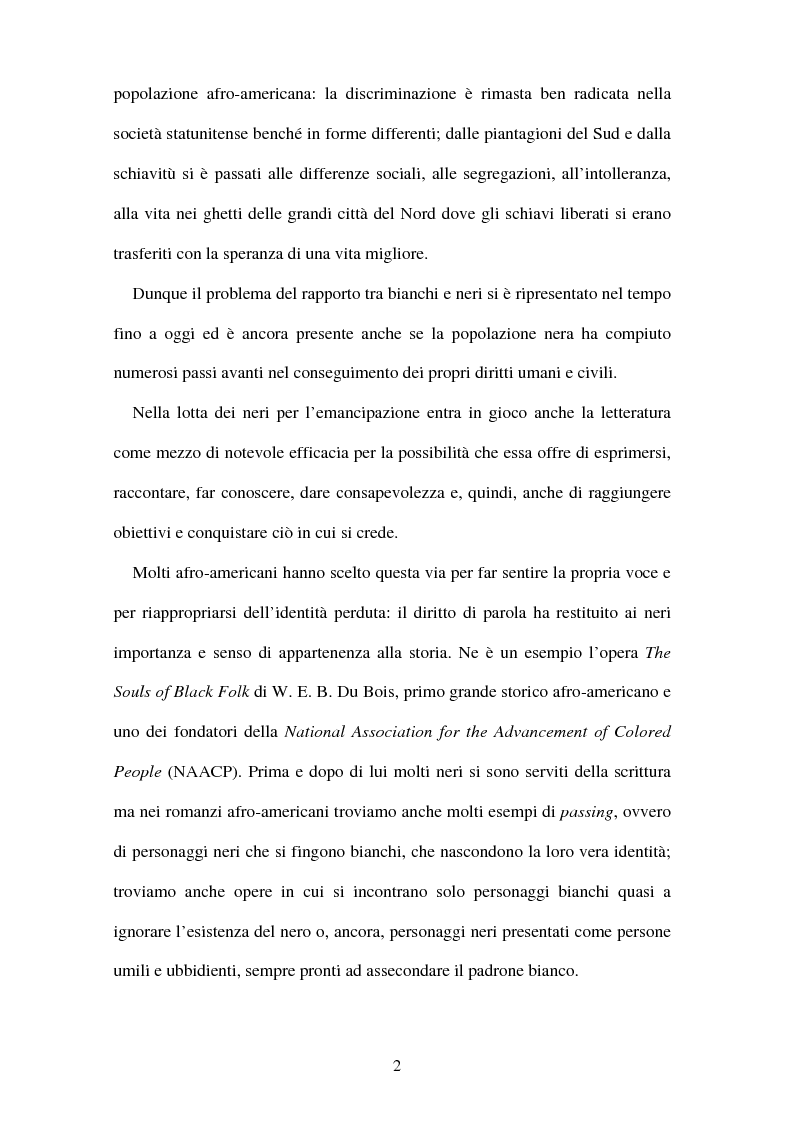 Anteprima della tesi: Da Frederick Douglass a Malcolm X: letteratura e identità, Pagina 2