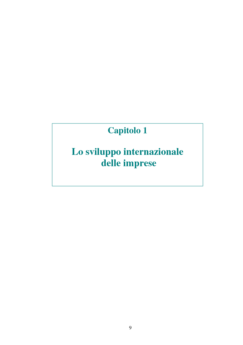 Anteprima della tesi: Attrattività dei mercati internazionali:scelta del paese obiettivo e strategie di ingresso.Il caso Landqart, Pagina 5