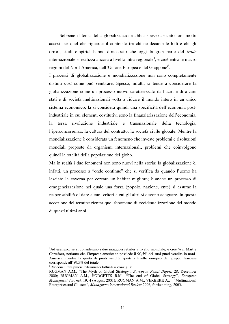 Anteprima della tesi: Attrattività dei mercati internazionali:scelta del paese obiettivo e strategie di ingresso.Il caso Landqart, Pagina 7