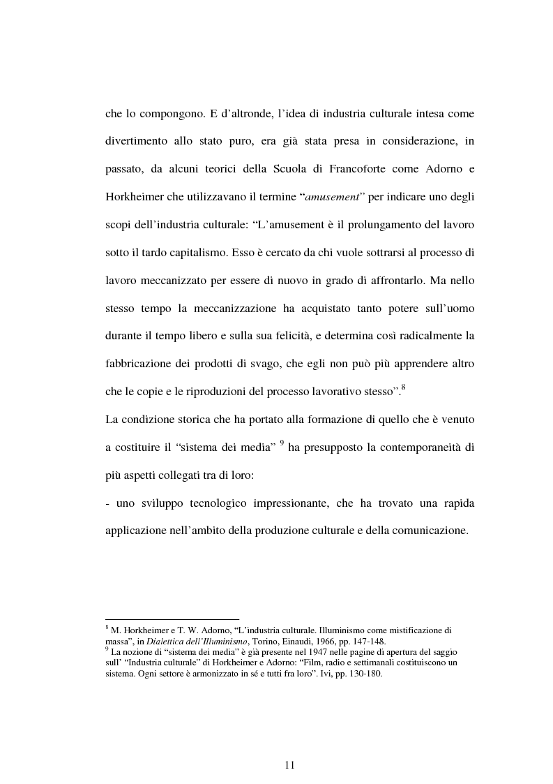 Anteprima della tesi: La comunicazione ''nel pallone''. Il calcio come motore del successo mediale., Pagina 11