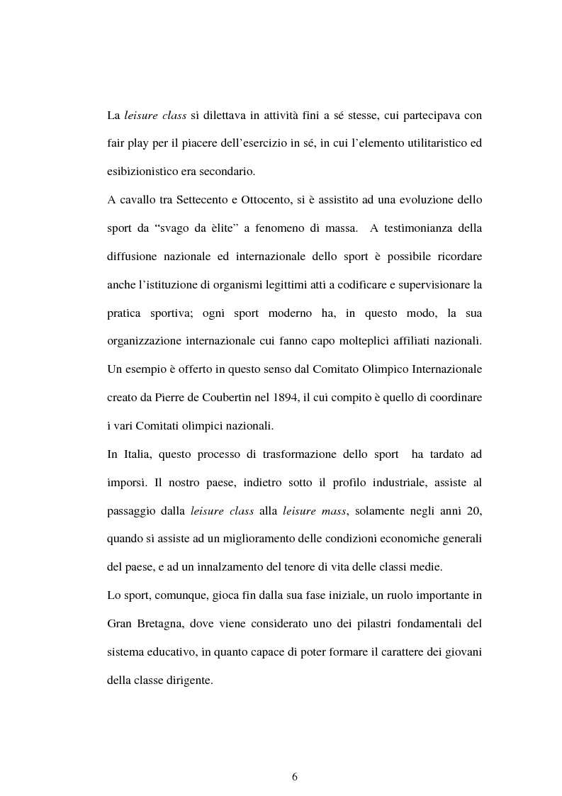 Anteprima della tesi: La comunicazione ''nel pallone''. Il calcio come motore del successo mediale., Pagina 6