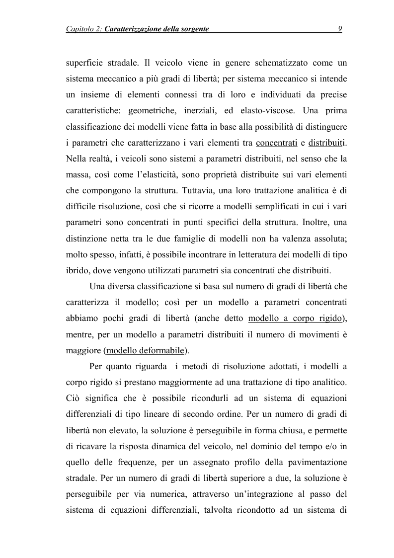 Anteprima della tesi: Vibrazioni prodotte da infrastrutture di trasporto in fase di costruzione e di esercizio, Pagina 9