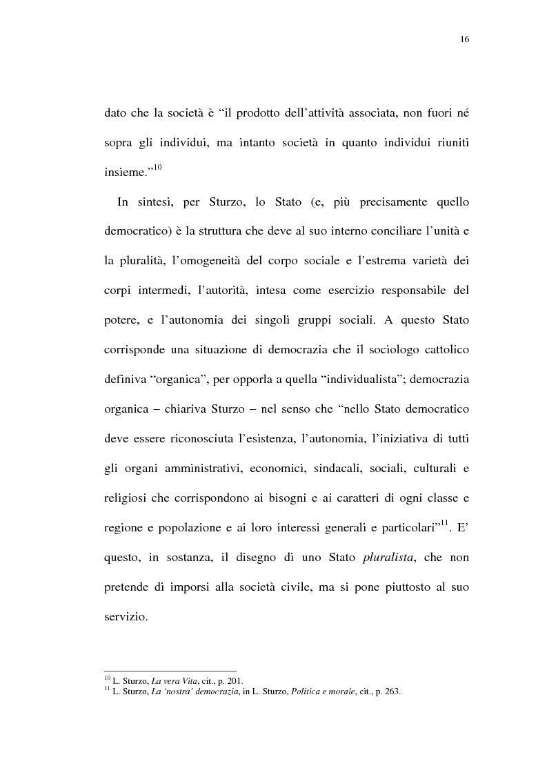 Anteprima della tesi: Progetti di regionalismo in Italia alla vigilia dell'avvento del fascismo. La posizione del Partito Popolare Italiano., Pagina 11