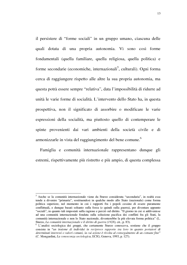 Anteprima della tesi: Progetti di regionalismo in Italia alla vigilia dell'avvento del fascismo. La posizione del Partito Popolare Italiano., Pagina 8