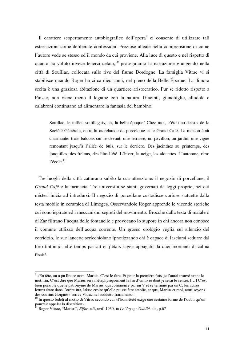 Anteprima della tesi: La mistica nuda della scena. Roger Vitrac: un uomo di teatro, Pagina 11