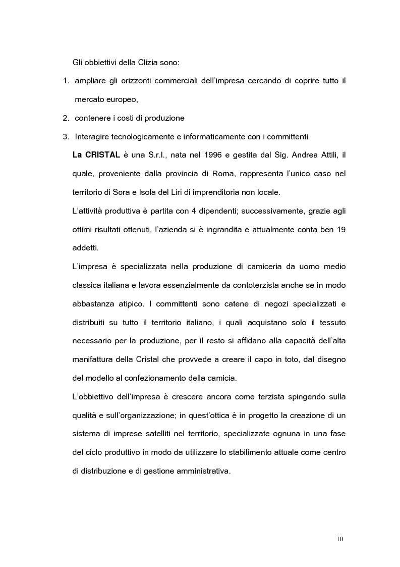 Anteprima della tesi: Internazionalizzazione dei distretti industriali. L'abbigliamento nella Valle del Liri, Pagina 10