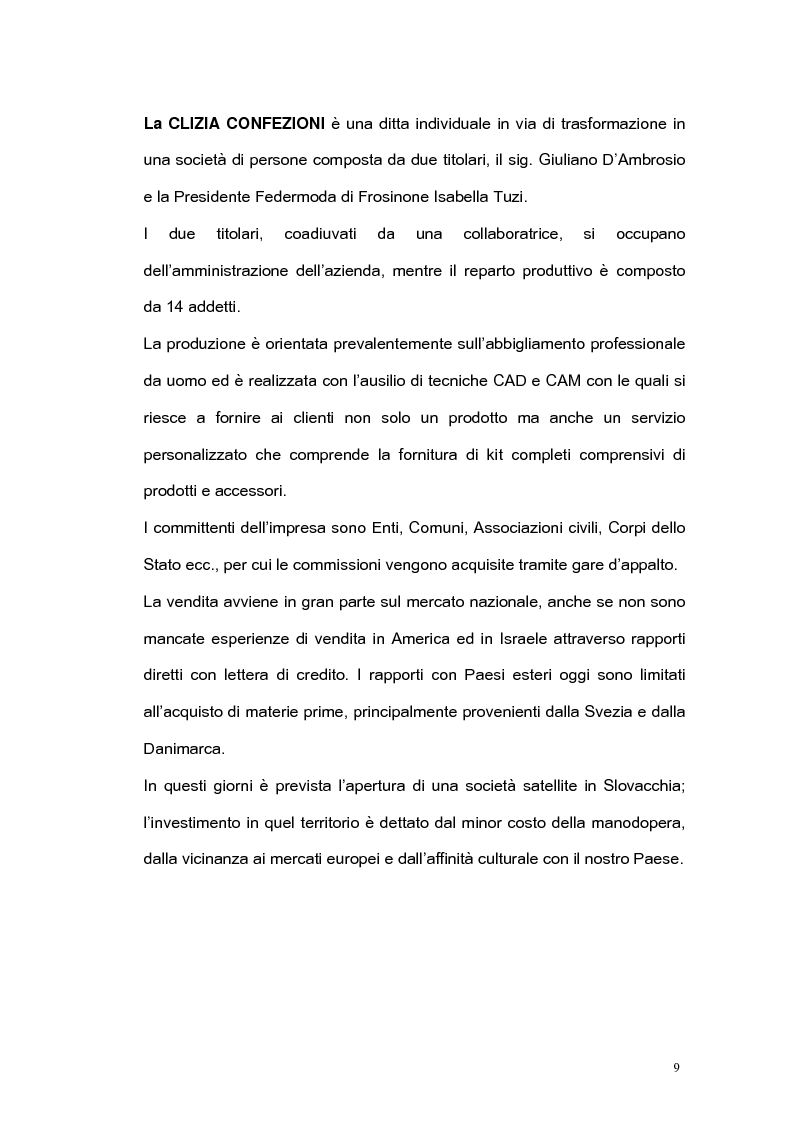Anteprima della tesi: Internazionalizzazione dei distretti industriali. L'abbigliamento nella Valle del Liri, Pagina 9