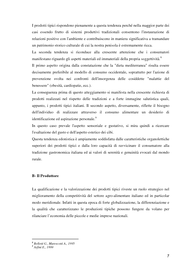 Anteprima della tesi: Prodotti tipici, azioni di marketing ed educazione alimentare: l'esperienza nelle scuole primarie di Reggio Emilia, Pagina 9