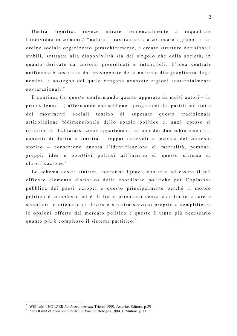 Anteprima della tesi: Il fenomeno naziskin. Analisi di una sottocultura giovanile., Pagina 2