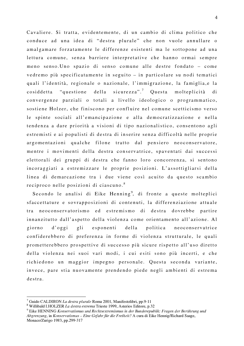 Anteprima della tesi: Il fenomeno naziskin. Analisi di una sottocultura giovanile., Pagina 4