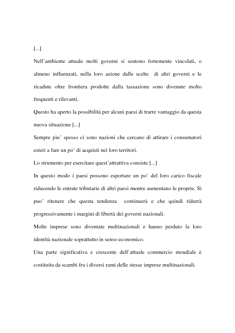 Anteprima della tesi: La concorrenza e la collaborazione fiscale (UE e OCSE), Pagina 2