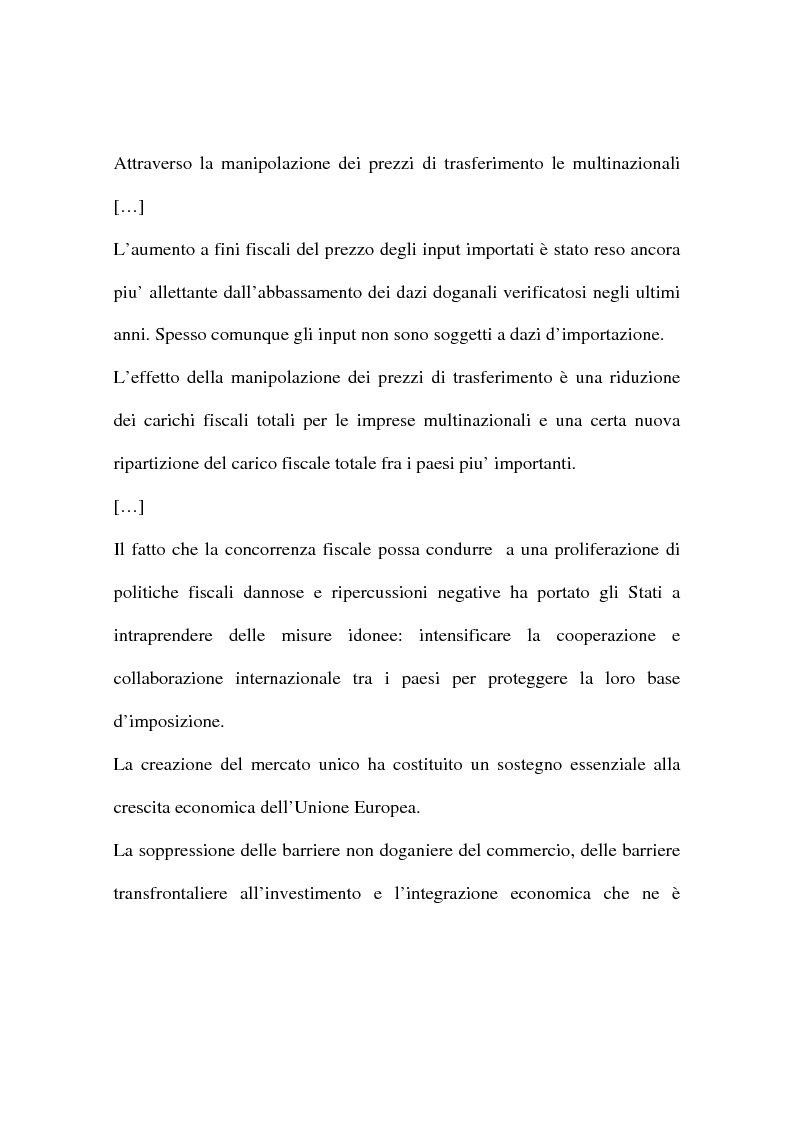 Anteprima della tesi: La concorrenza e la collaborazione fiscale (UE e OCSE), Pagina 4