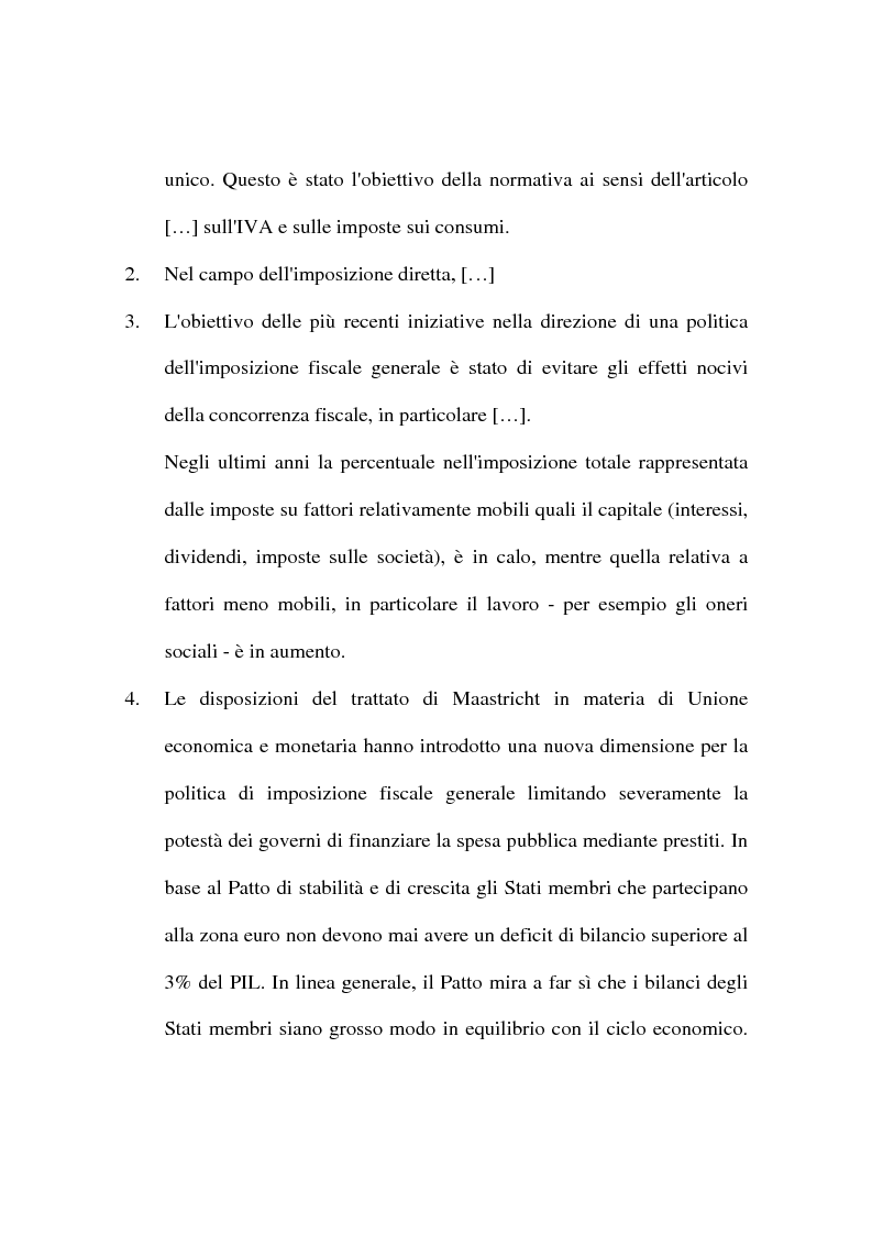 Anteprima della tesi: La concorrenza e la collaborazione fiscale (UE e OCSE), Pagina 8