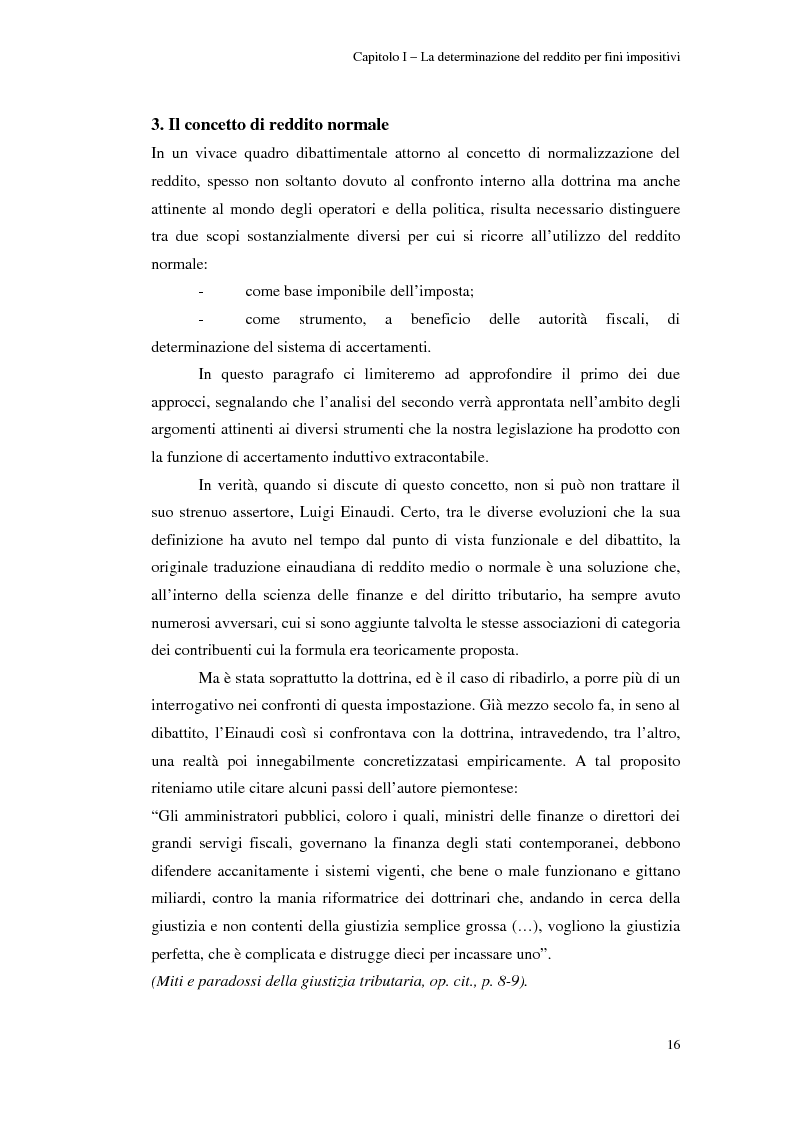 Anteprima della tesi: Gli studi di settore: un trade-off tra semplicità amministrativa ed equità del prelievo, Pagina 12