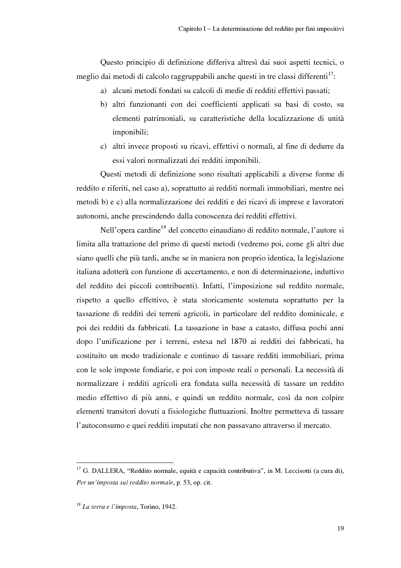Anteprima della tesi: Gli studi di settore: un trade-off tra semplicità amministrativa ed equità del prelievo, Pagina 15