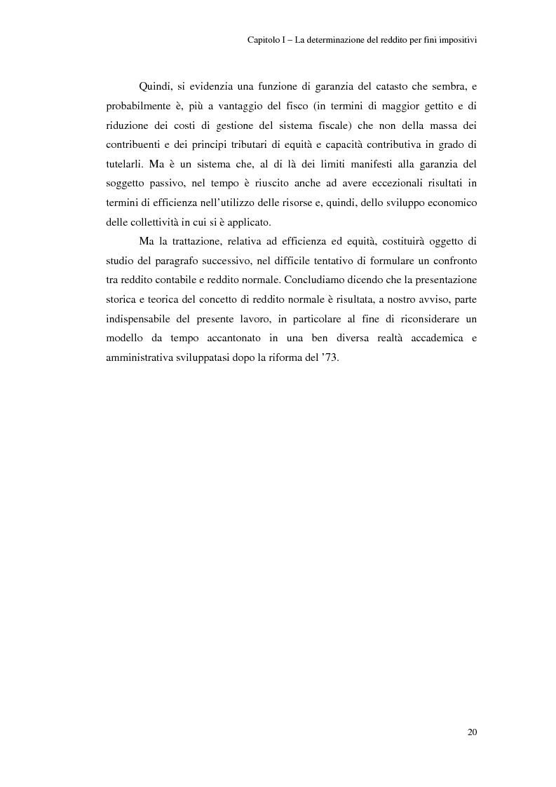 Anteprima della tesi: Gli studi di settore: un trade-off tra semplicità amministrativa ed equità del prelievo, Pagina 16