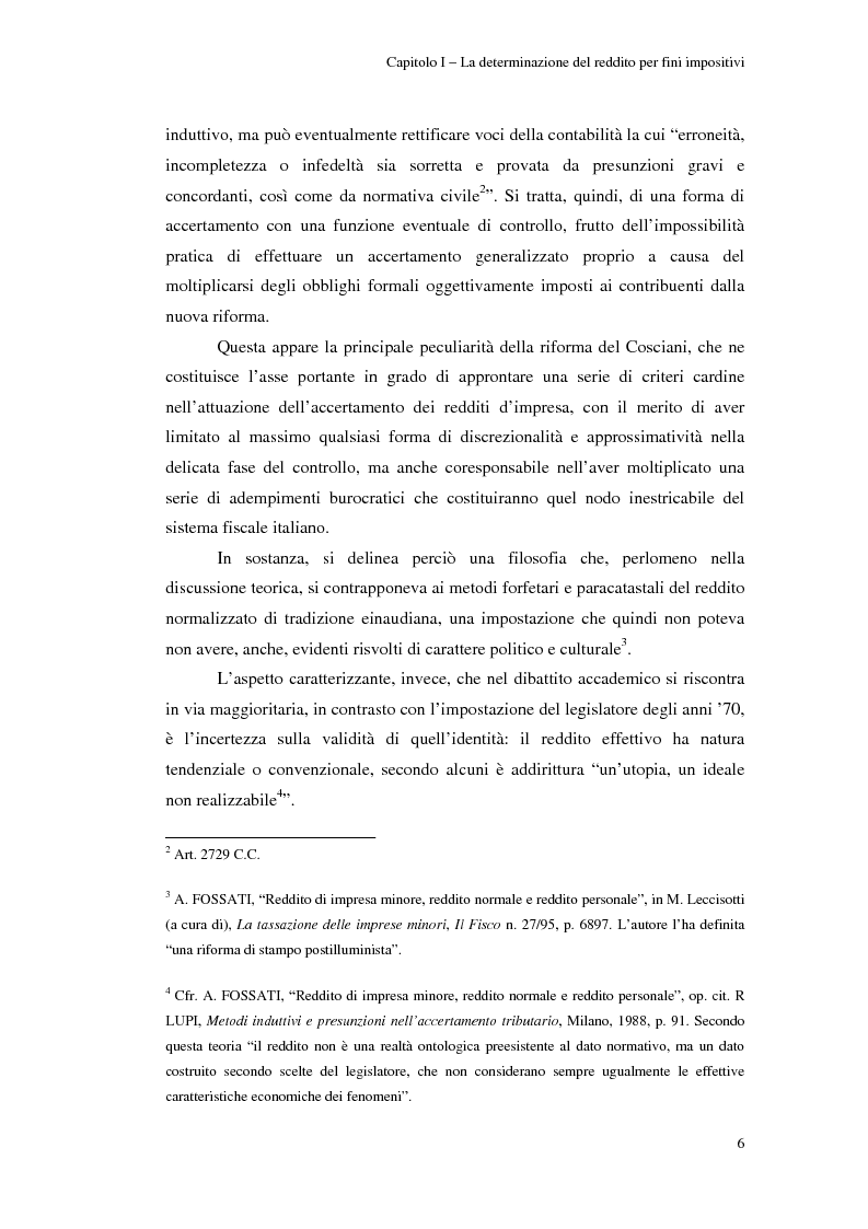 Anteprima della tesi: Gli studi di settore: un trade-off tra semplicità amministrativa ed equità del prelievo, Pagina 2