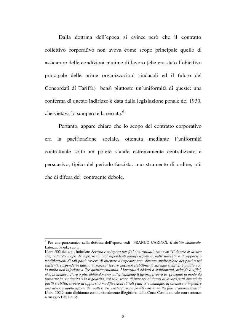 Anteprima della tesi: La flessibilità ed il contratto collettivo nazionale bancari, Pagina 8