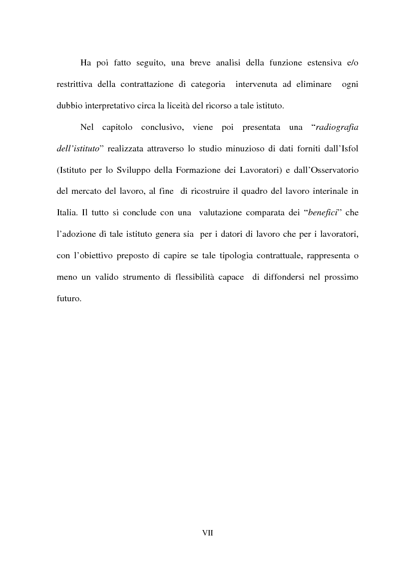 Anteprima della tesi: Il lavoro temporaneo fra flessibilità e tutela, Pagina 4
