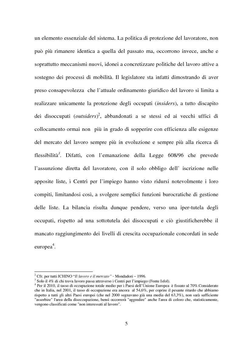 Anteprima della tesi: Il lavoro temporaneo fra flessibilità e tutela, Pagina 9