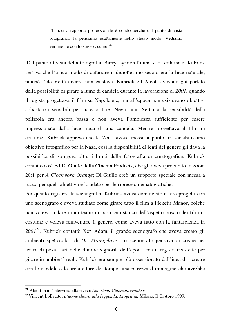 Anteprima della tesi: Barry Lyndon tra letteratura e cinema, Pagina 10