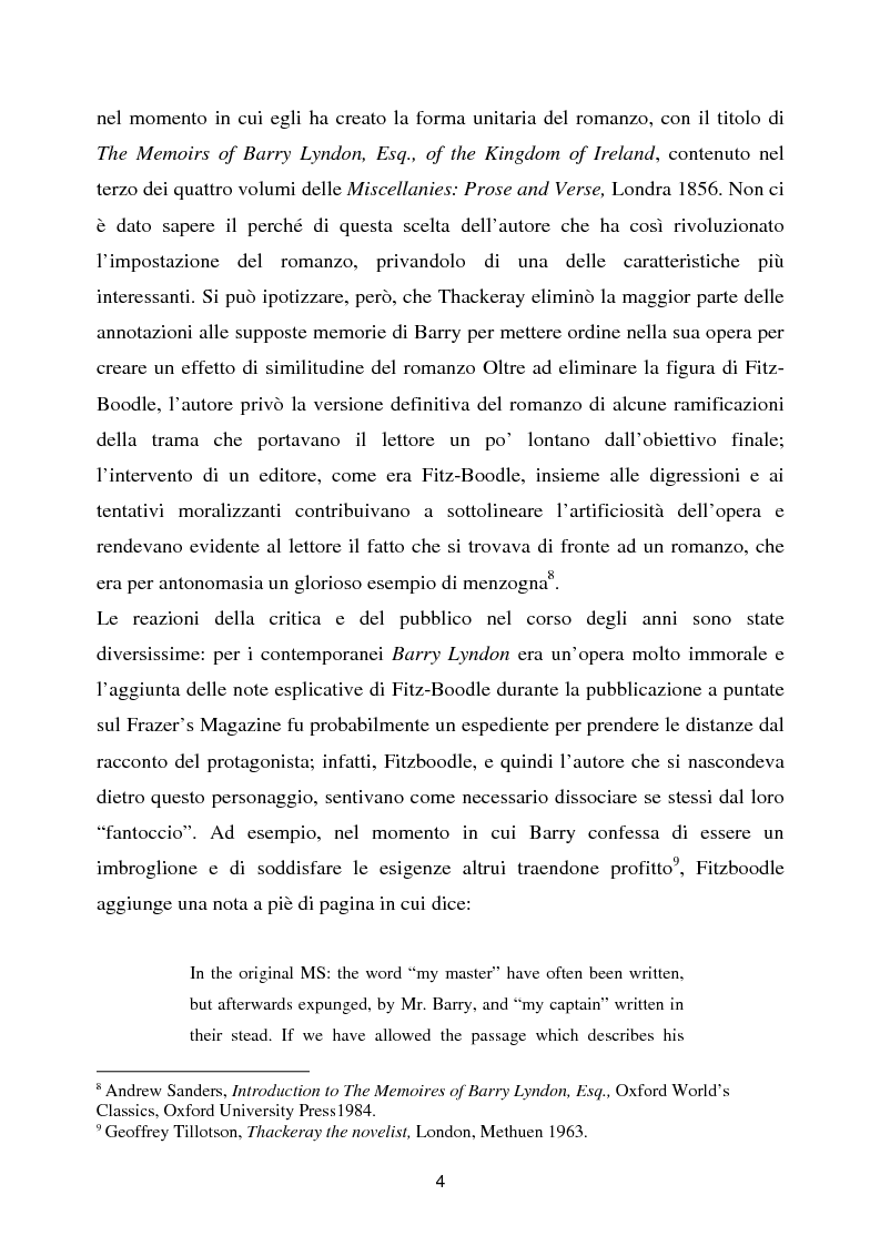 Anteprima della tesi: Barry Lyndon tra letteratura e cinema, Pagina 4