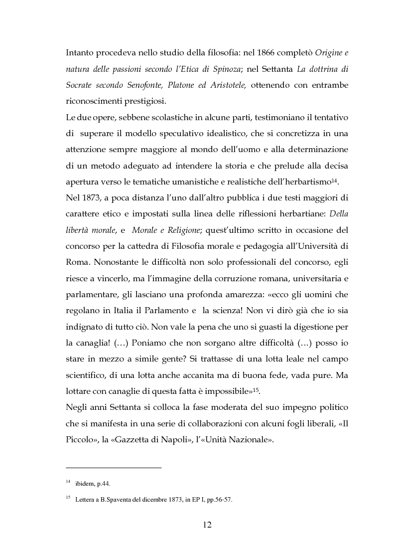 Anteprima della tesi: La filosofia della prassi in Antonio Labriola, Pagina 9
