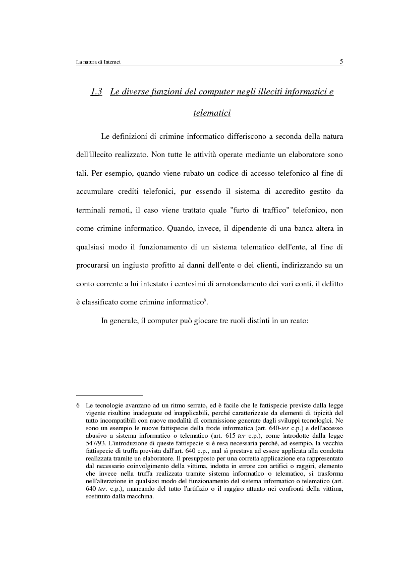 Anteprima della tesi: Forme di aggressione alla persona tramite strumenti telematici, Pagina 5
