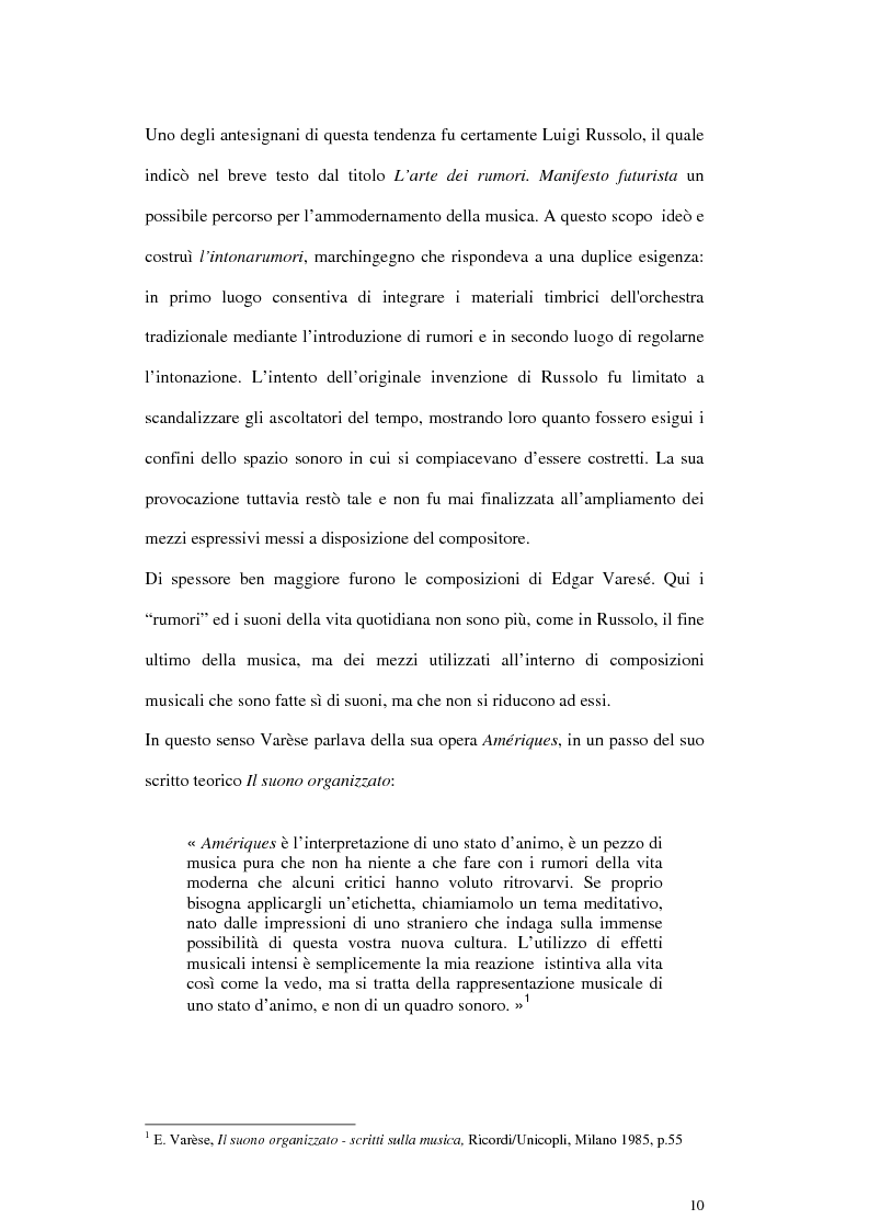 Anteprima della tesi: Pierre Schaeffer e l'oggetto sonoro, Pagina 8