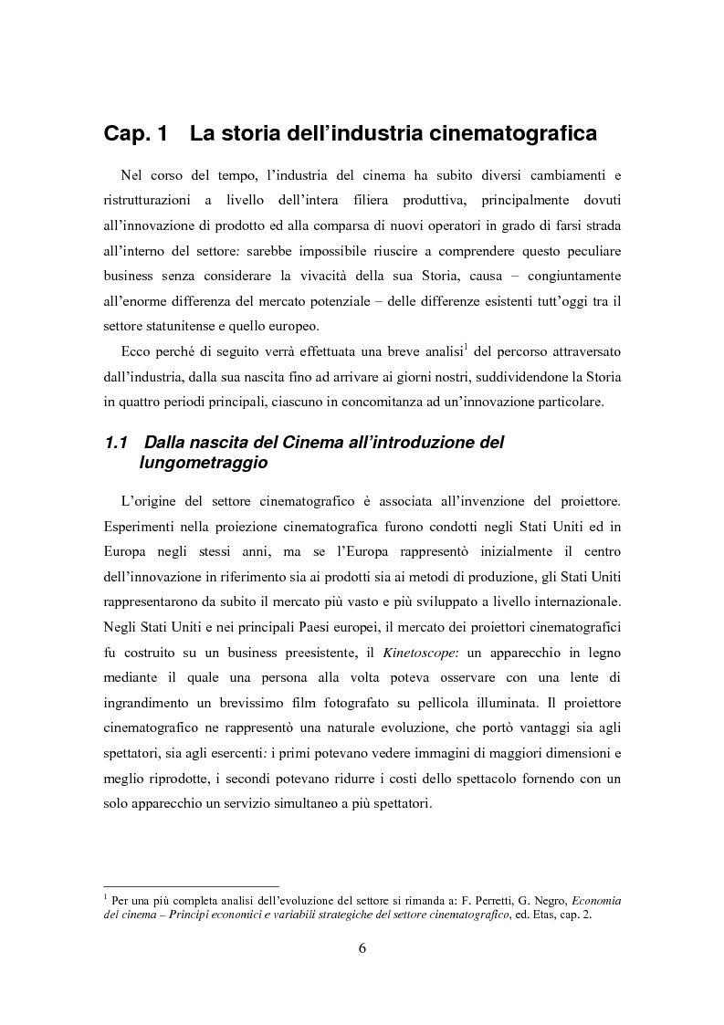 Anteprima della tesi: La distribuzione nell'industria cinematografica, Pagina 3